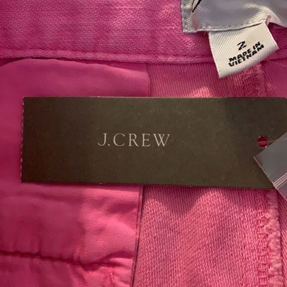 J crew pink wide leg pants. Deep front pockets and back pockets too. - Picture 7 of 13